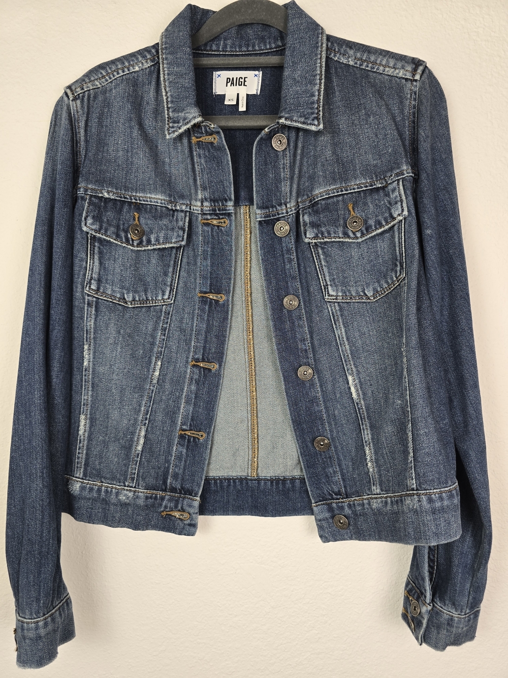 PAIGE Women's Blue Denim Jacket
